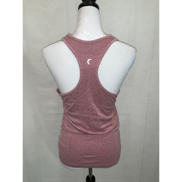 Zyia Poppy Charged Active Women's Racerback Tank Top Medium Heathered Pink - Picture 2 of 4